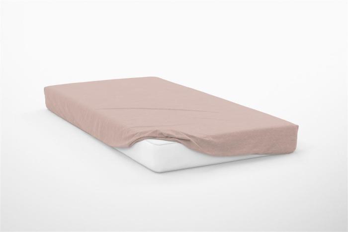Σεντόνι Με Λάστιχο 1 τεμ. Exotic Line 120X200+30 Dusty Rose 100% Cotton