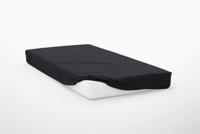 Σεντόνι Με Λάστιχο 1 τεμ. Exotic Line 100X200+30 Black 100% Cotton