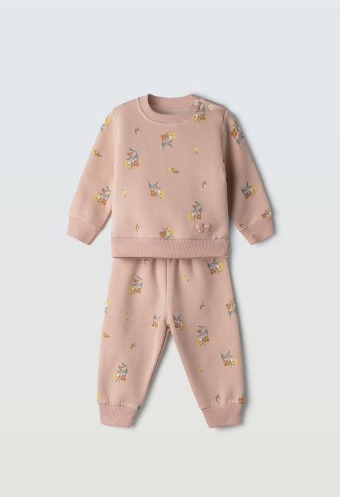 Βρεφικό Σετ Φόρμα Κορίτσι Ebita 255519 - pigikids.gr - Παιδικά Ρούχα, Βαπτιστικά Πακέτα