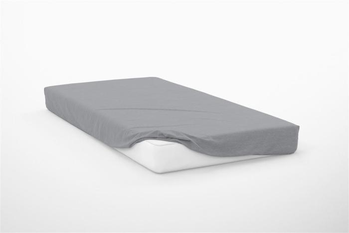 Σεντόνι Με Λάστιχο 1 τεμ. Exotic Line 160X200+30 Grey 100% Cotton