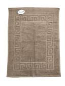 Ξενοδοχειακό Πατάκι Μπάνιου 700 gr/m² Jacquard Μαίανδρος 50X70 Μπεζ 100% Cotton