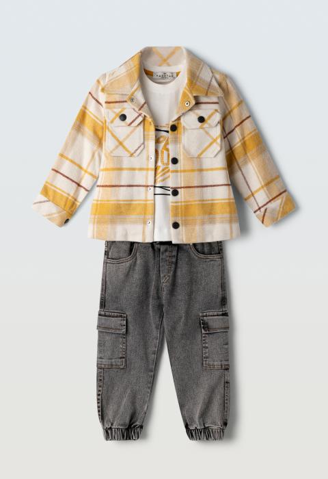 Παιδικό Σετ Σύνολο 3 τμχ Αγόρι Hashtag 255800 - pigikids.gr - Παιδικά Ρούχα, Βαπτιστικά Πακέτα