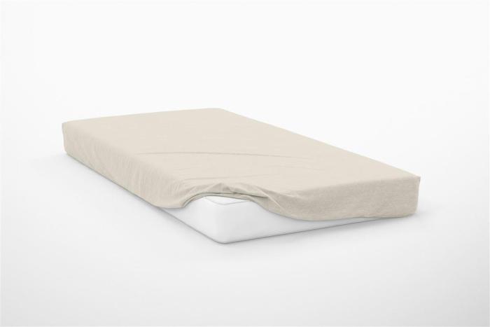 Σεντόνι Με Λάστιχο 1 τεμ. Exotic Line 120X200+30 Ecru 100% Cotton