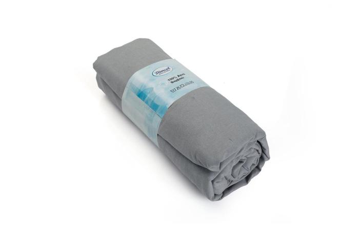 Σεντόνι Με Λάστιχο 1 τεμ. Exotic Line 120X200+30 Grey 100% Cotton