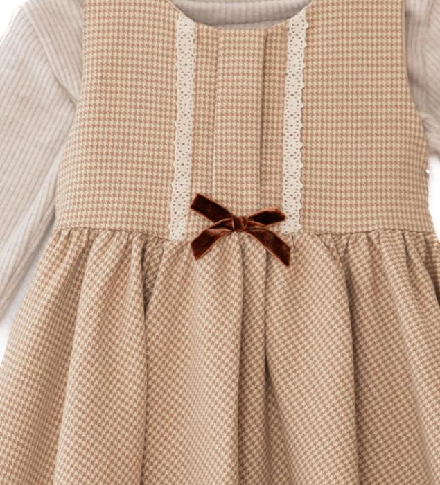 Βρεφικό Φόρεμα 2 τμχ Κορίτσι Restart 10452 - Pigikids.gr - Παιδικά Ρούχα, Βαπτιστικά Πακέτα
