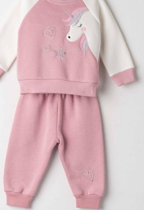 Βρεφικό Σετ Φόρμα Κορίτσι Ebita 255518 - pigikids.gr - Παιδικά Ρούχα, Βαπτιστικά Πακέτα