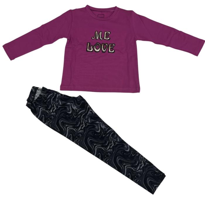 Παιδικό Σετ Κολάν Κορίτσι Εβίτα 255076 - Pigikids.gr - Παιδικά Ρούχα, Βαπτιστικά Πακέτα