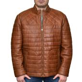 Cognac LEVINSKY Leather Jacket (Jurgen)