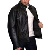 Leather Jacket Double face Black GUY LAROCHE (763)