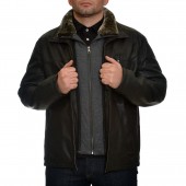 Δερμάτινο Jacket Lamb 70cm Black Guy Laroche (830)