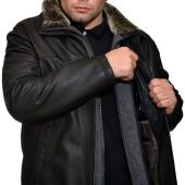 Δερμάτινο Jacket Lamb 70cm Black Guy Laroche (830)