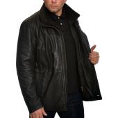 Δερμάτινο Jacket Lamb 76cm Black Guy Laroche (741)