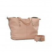 Arcadia Nude Leather Handbag - Cross (2068)