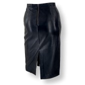 Leather Skirt 66cm Black Levinsky (Alondra)