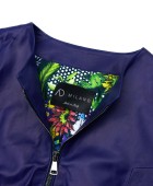 Δερμάτινο Jacket-Σακάκι χρώμα Μπλε AD MILANO (Clear)