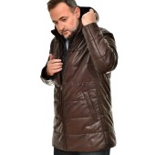 ΔΕΡΜΑΤΙΝΟ Jacket 82 cm COFFEE BROWN LEVINSKY (Brian)
