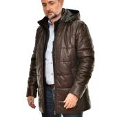 ΔΕΡΜΑΤΙΝΟ Jacket 82 cm COFFEE BROWN LEVINSKY (Brian)