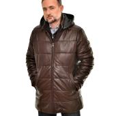 ΔΕΡΜΑΤΙΝΟ Jacket 82 cm COFFEE BROWN LEVINSKY (Brian)