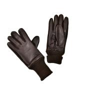 Ανδρικά δερμάτινα γάντια Καφέ Bugatti (21138)