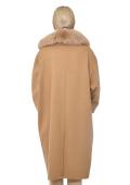 ΓΥΝΑΙΚΕΙΟ ΠΑΛΤΟ CASHMERE-WOOL 107 cm HEMMA CAMEL