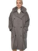ΓΥΝΑΙΚΕΙΟ ΠΑΛΤΟ CASHMERE - WOOL 107 cm HEMMA OAK