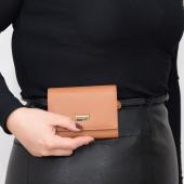 ΔΕΡΜΑΤΙΝΟ ΠΟΡΤΟΦΟΛΙ ΓΥΝΑΙΚΕΙΟ P 047 BISCOTTO