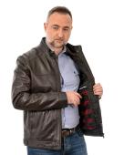 ΔΕΡΜΑΤΙΝΟ ΜΠΟΥΦΑΝ ΚΑΦΕ GUY LAROCHE 68 cm