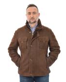 ΜΟΥΤΟΝ LAMB JACKET ΚΑΦΕ 68 cm