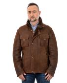 ΜΟΥΤΟΝ LAMB JACKET ΚΑΦΕ 68 cm