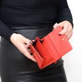 ΔΕΡΜΑΤΙΝΟ ΠΟΡΤΟΦΟΛΙ ΓΥΝΑΙΚΕΙΟ 047 RED