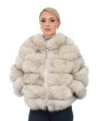 ΓΟΥΝΑ BEIGE FOX COLLAR ΓΥΝΑΙΚΕΙΑ