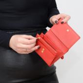 ΔΕΡΜΑΤΙΝΟ ΠΟΡΤΟΦΟΛΙ ΓΥΝΑΙΚΕΙΟ 047 RED