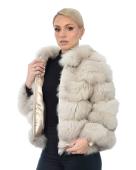 ΓΟΥΝΑ BEIGE FOX COLLAR ΓΥΝΑΙΚΕΙΑ