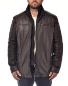 ΔΕΡΜΑΤΙΝΟ ΑΝΔΡΙΚΟ ΜΠΟΥΦΑΝ 225063 ΚΑΦΕ