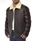 ΔΕΡΜΑΤΙΝΟ-ΜΟΥΤΟΝ ΑΝΔΡΙΚΟ ΜΠΟΥΦΑΝ 225090 ΚΑΦΕ