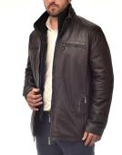 ΔΕΡΜΑΤΙΝΟ ΑΝΔΡΙΚΟ ΜΠΟΥΦΑΝ 225063 ΚΑΦΕ