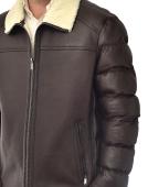 ΔΕΡΜΑΤΙΝΟ-ΜΟΥΤΟΝ ΑΝΔΡΙΚΟ ΜΠΟΥΦΑΝ 225090 ΚΑΦΕ