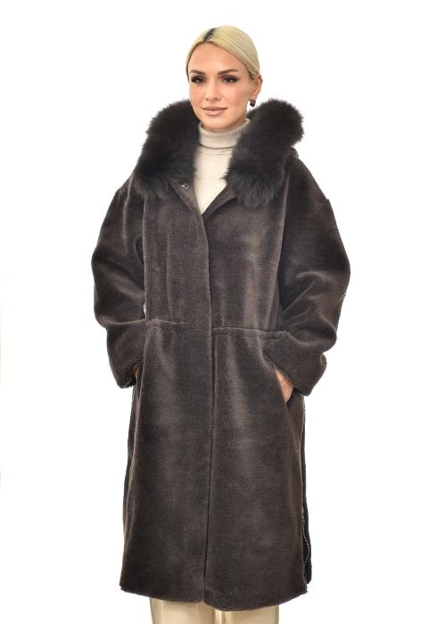 ΜΟΥΤΟΝ ΠΑΛΤΟ ΓΥΝΑΙΚΕΙΟ GABIA ΚΑΦΕ 100 CM