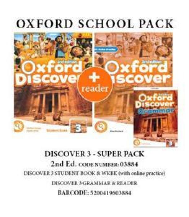 OXFORD DISCOVER 3 SUPER PACK (SB + WB   ONLINE PRACTICE + GRAMMAR + READER) - 03884 2ND ED
