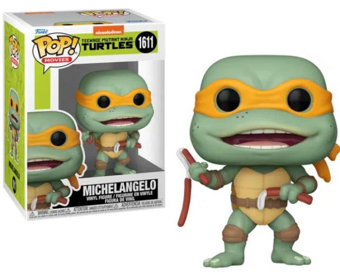 FUNKO POP! MOVIES: TEENAGE MUTANT NINJA TURTLES - MICHELANGELO SAUSAGE LINK NUNCHUCKS #1611 VINYL FI