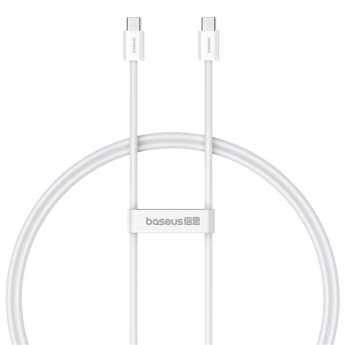 Baseus USB 2.0 Cable USB-C male - USB-C 100W Λευκό 2m (P10365200211-04) (BASP10365200211-04)