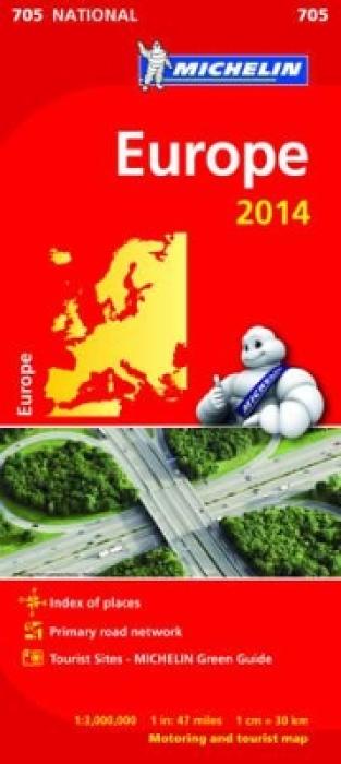 EUROPE 2014 (NATIONAL MAP 705)
