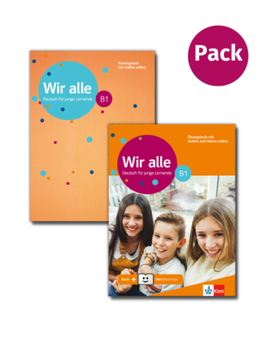 WIR ALLE B1 ÜBUNGSBUCH (MIT AUDIOS   VIDEOS ON LINE+TRAININGSHEFT)