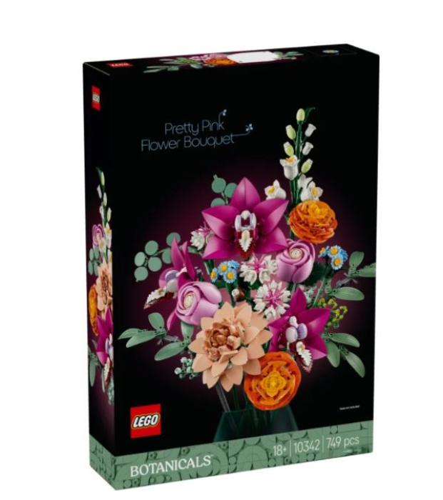 LEGO® BOTANICAL COLLECTION: PRETTY PINK FLOWER BOUQUET