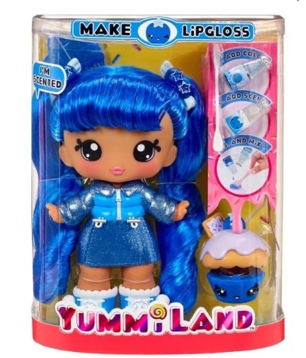 YUMMILAND LARGE DOLL + LIPGLOSS PET- RORY BLUEBERRY