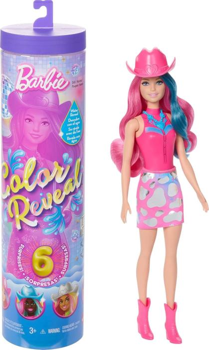 ​BARBIE COLOR REVEAL DISCO STAR SERIES ΚΟΥΚΛΑ ΜΕ ΕΚΠΛΗΞΕΙΣ - JCP02