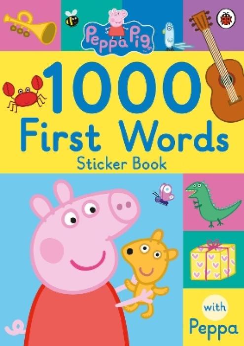 PEPPA PIG: 1000 FIRST WORDS STICKER BOOK PAPERBACK / SOFTBACK
