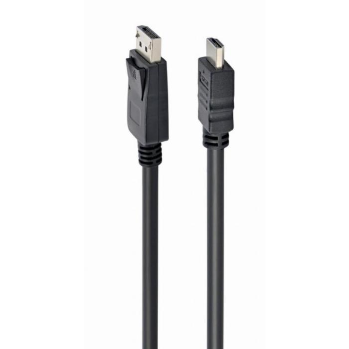 Gembird Displayport To HDMI Cable Male Black 5m (CC-DP-HDMI-5M) (GEMCC-DP-HDMI-5M)