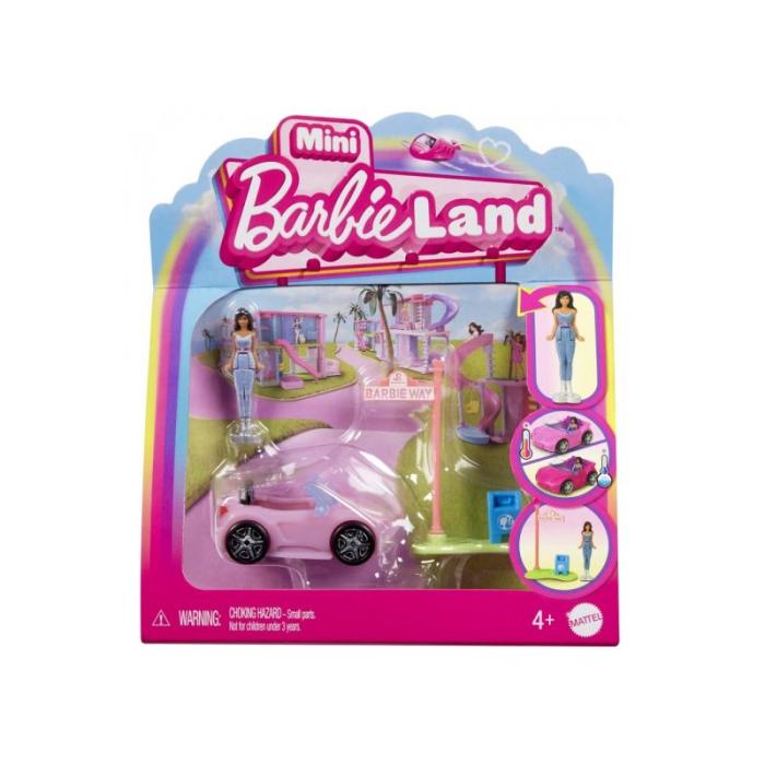 BARBIE BARBIELAND ΚΟΥΚΛΑ ΚΑΙ ΌΧΗΜΑ - CONVERTIBLE - HYF42