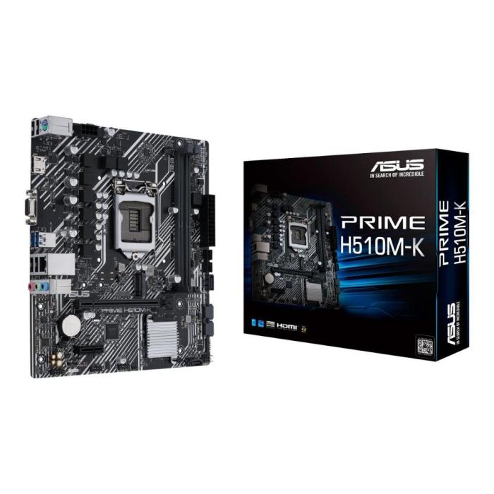 Asus PRIME H510M-K Motherboard Micro ATX με Intel 1200 Socket (90MB17N0-M0EAY0) (ASU90MB17N0-M0EAY0)